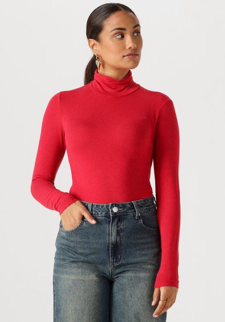 Rote Y.A.S. Pullover YASWOOLA LS HIGH NECK TOP - large