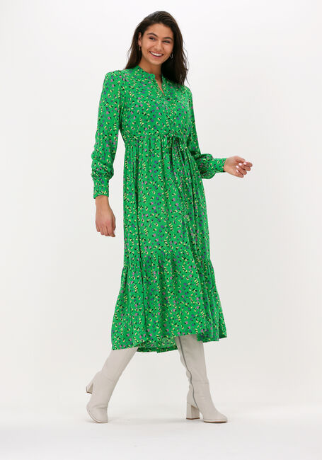Grüne Y.A.S. Maxikleid YASMALIKKA LS LONG SHIRT DRESS - large