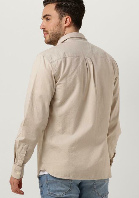 Beige LYLE & SCOTT Casual-Oberhemd COTTON LINEN BUTTON DOWN SHIRT - large
