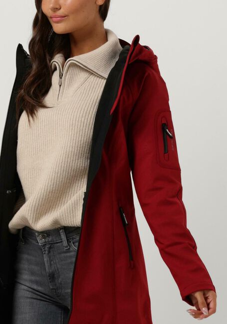 Rote ILSE JACOBSEN Regenjacke RAIN 37L - large