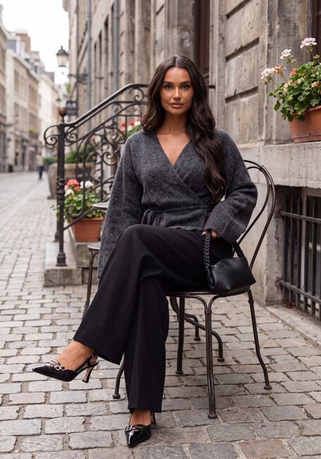 Schwarze LINA LOCCHI Weite Hose LL-BERYL - large