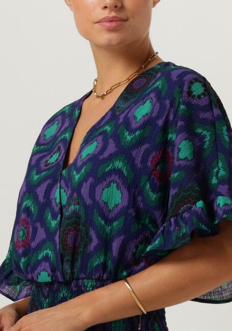 Lilane ALIX THE LABEL Minikleid LADIES WOVEN IKAT FAKE WRAP DRESS - large