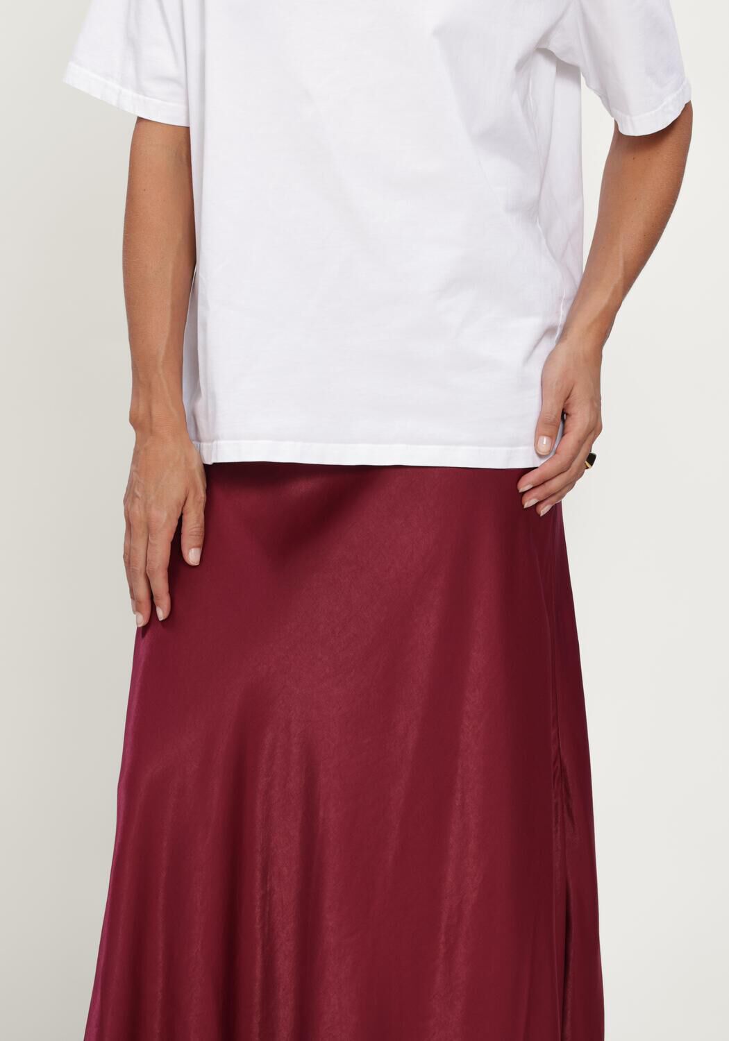 Rote MSCH COPENHAGEN Midirock MSCHNICOLETTE ULLAS SKIRT - large