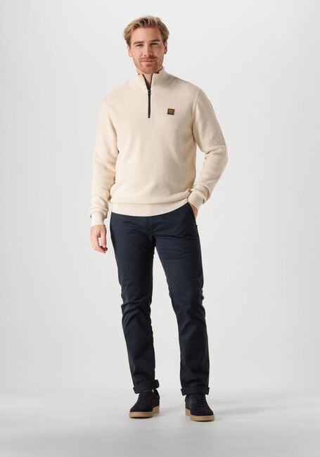Sand PME LEGEND Pullover HALF ZIP COLLAR COTTON MOULINE - large