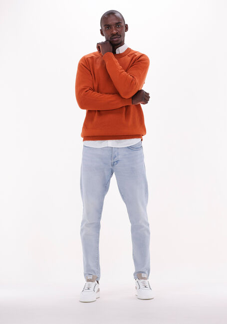 Braune SELECTED HOMME Pullover NEWCOBAN LAMBS WOOL CREW NECK W - large