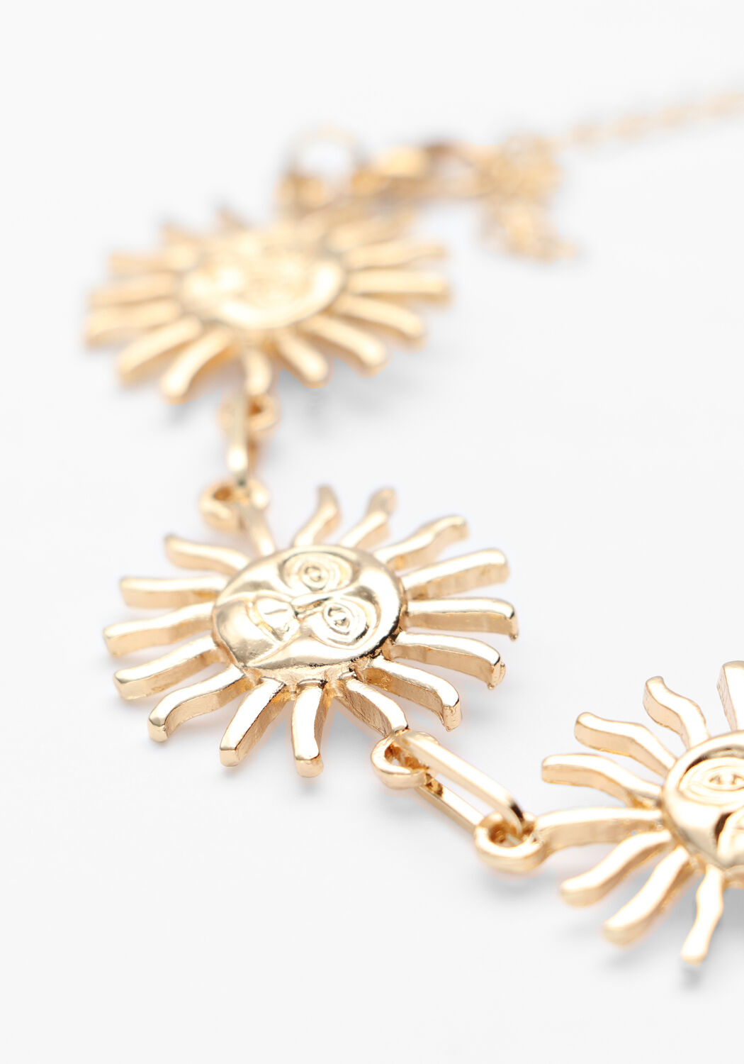 Goldfarbig NOTRE-V Armb&auml;nder BRACELET SUN - large