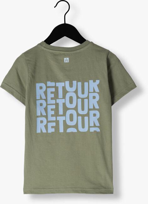 Grüne RETOUR T-shirt CHIEL - large