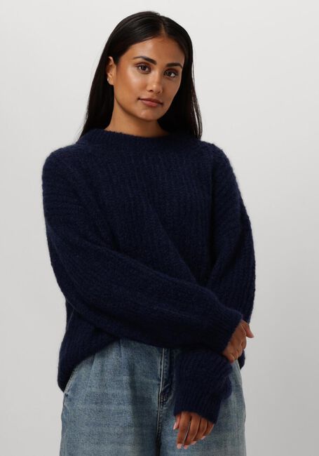 Dunkelblau DES PETITS HAUTS Pullover BURMA - large