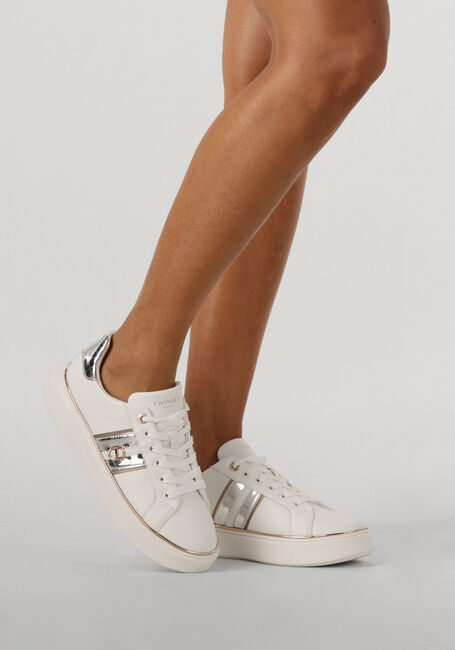 Weiße TWINSET MILANO Sneaker Low 251TCP01A - large