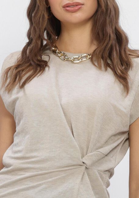 Khaki SUMMUM Tops & T-shirts TOP LINEN LOOK - large