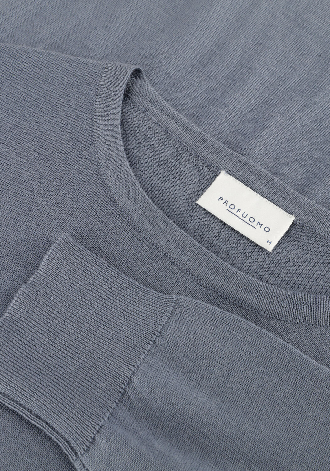 Blaue PROFUOMO Pullover PULLOVER CREWNECK MERINO - large
