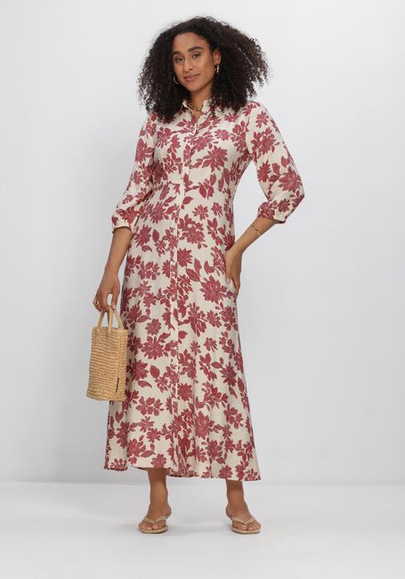 Creme MSCH COPENHAGEN Maxikleid MSCHVILDANA 3 4 SHIRT DRESS - large