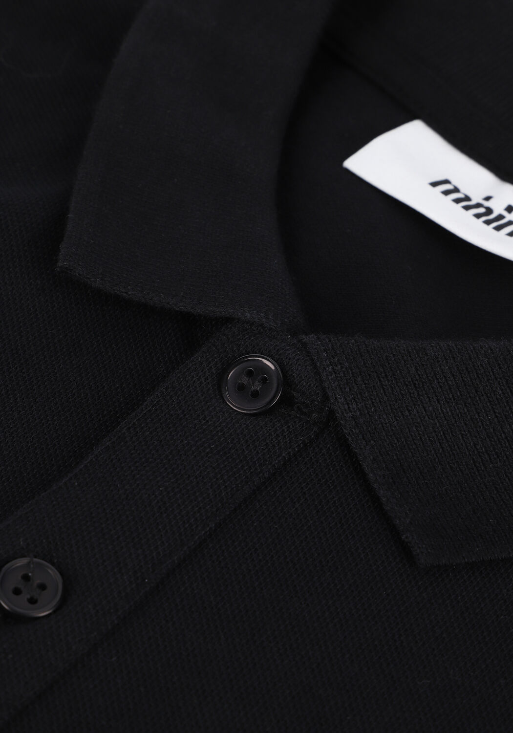 Schwarze MINIMUM Polo-Shirt ZANE 2088 - large