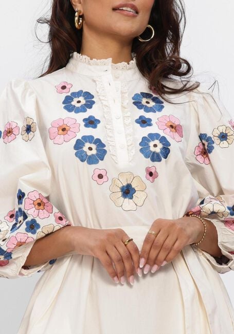 Ecru ANTIK BATIK Maxikleid AMANTINA LONG DRESS - large