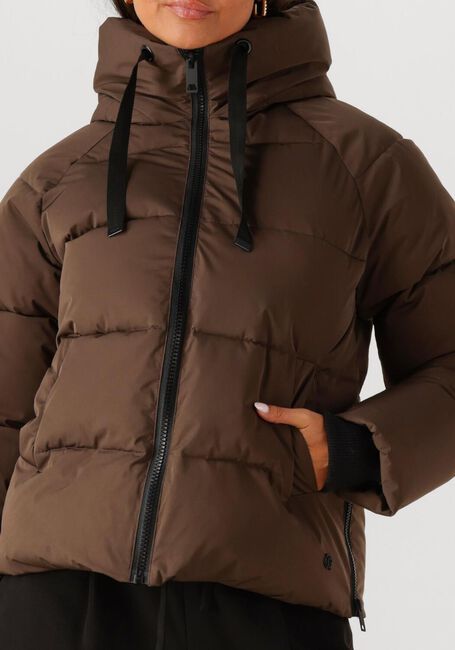 Braune MSCH COPENHAGEN Wattierte Jack MSCHPAVINARIA SHORT JACKET - large