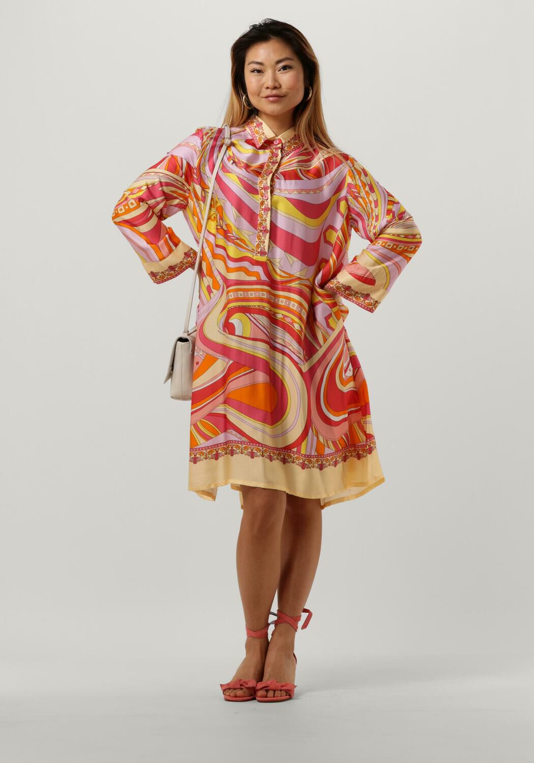 Gelbe ANA ALCAZAR Minikleid 049590-3344 | Omoda