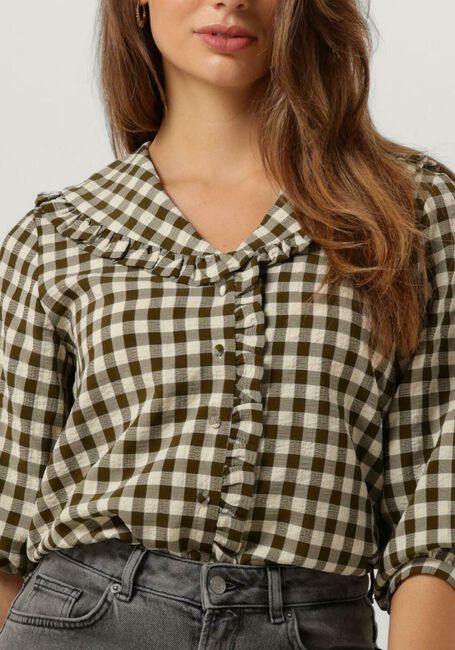 Grüne SELECTED FEMME Jack NIKITA CHECK SHIRT JACKET - large