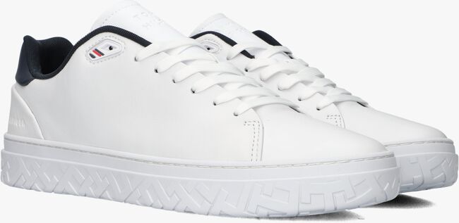 Weiße TOMMY HILFIGER Sneaker low MODERN ICONIC COURT CUP - large