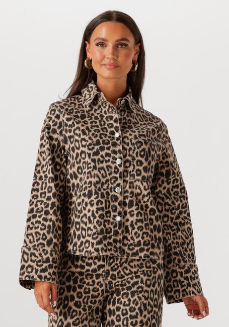 Mehrfarbige/Bunte CATWALK JUNKIE Jack LEOPARD JACKET - large