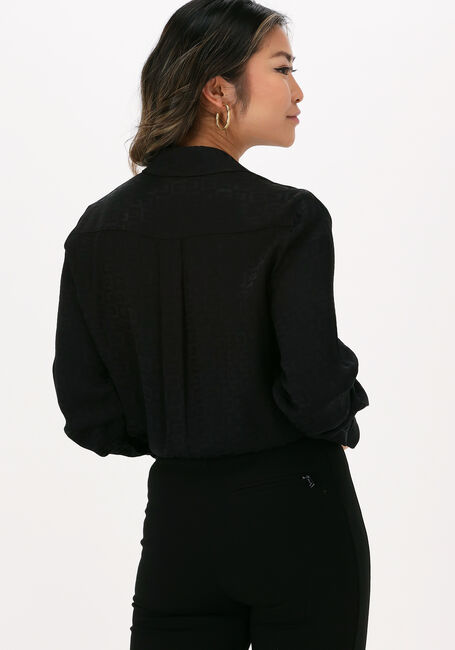 Schwarze GUESS Blusen LS LOLA SHIRT - large