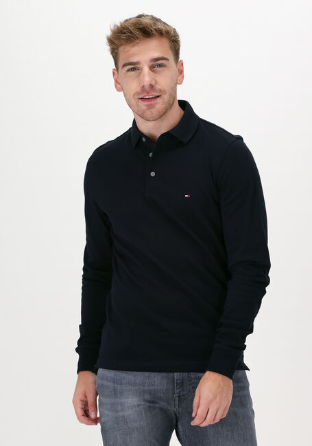 Dunkelblau TOMMY HILFIGER Polo-Shirt 1985 SLIM LS POLO - large