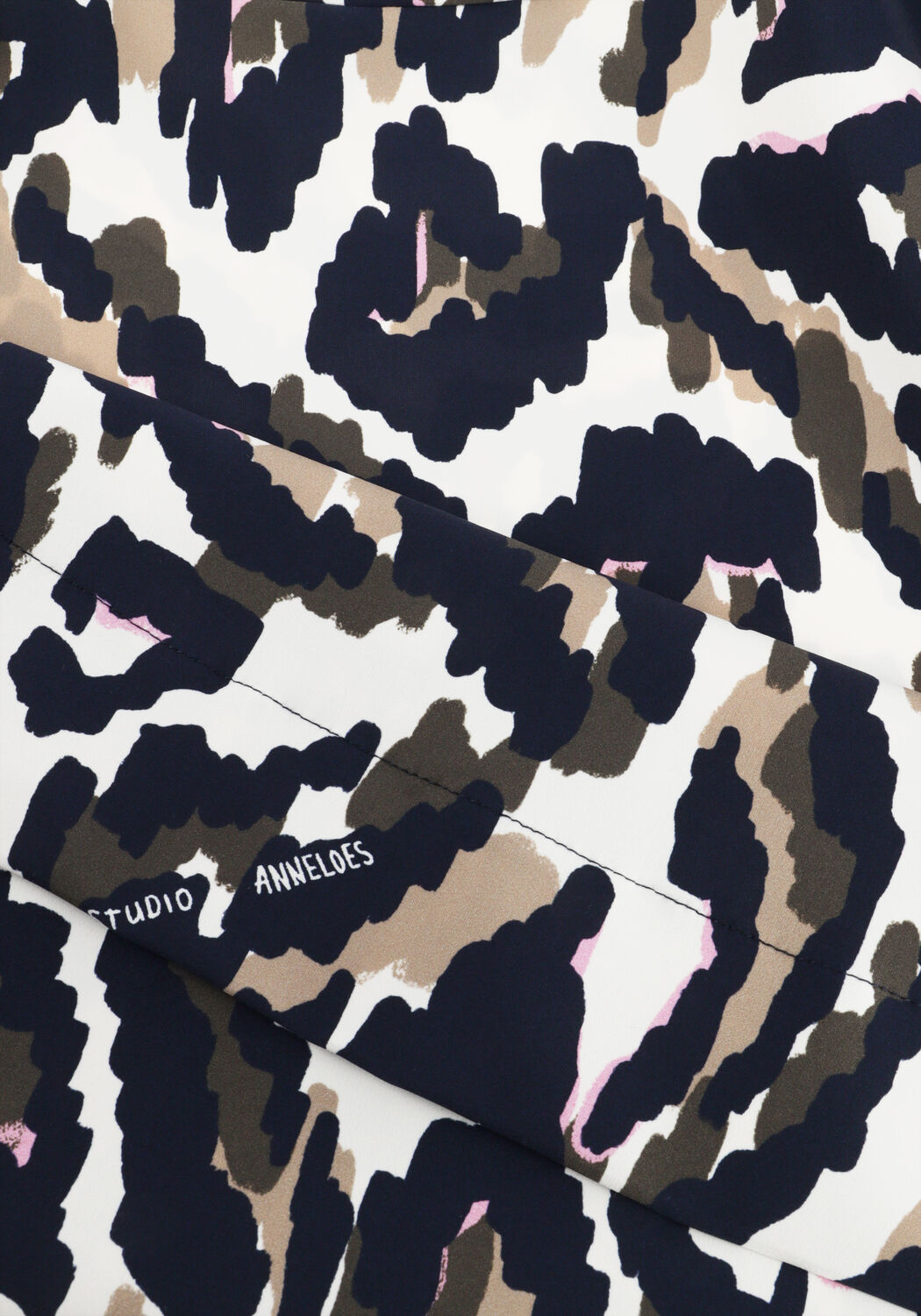 Mehrfarbige/Bunte STUDIO ANNELOES Top Leona strap leopard top - large