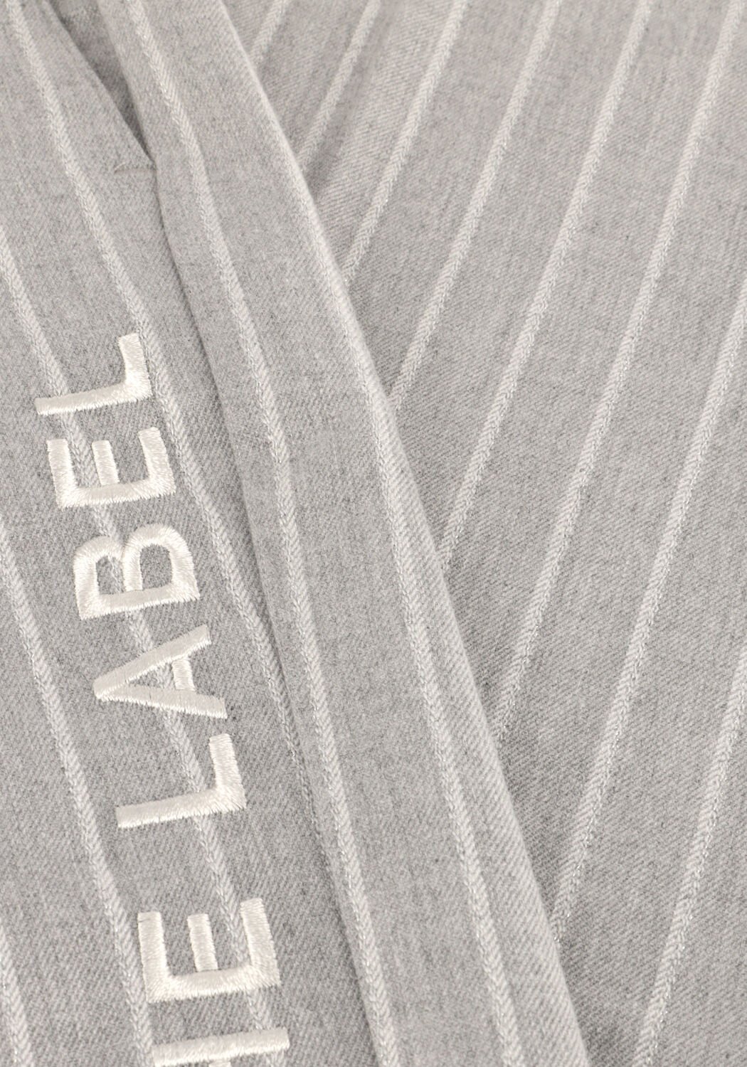 Hellgrau ALIX THE LABEL Weite Hose LADIES WOVEN PINSTRIPE PANTS - large