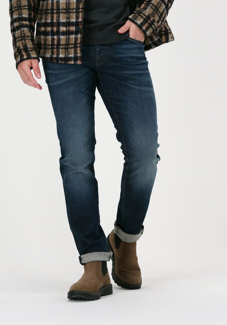 Dunkelblau SELECTED HOMME Slim fit jeans SLHSLIM-LEON 6156 D.BLU SU-ST  - large