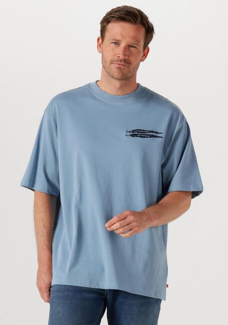 Hellblau SCOTCH & SODA T-shirt LOOSE-FIT ARTWORK T-SHIRT - large