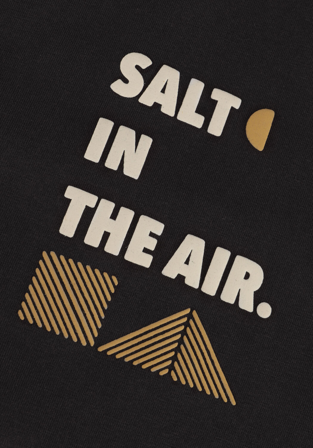 Schwarze YOUR WISHES T-shirt ADRIAAN SALT - large