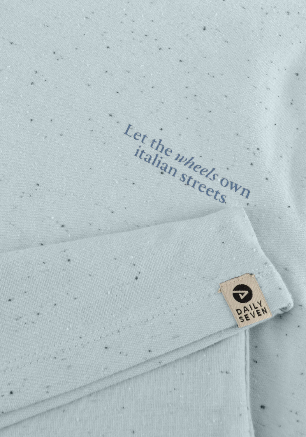 Hellblau DAILY7 T-shirt T-SHIRT NAPPY BACKPRINT - large