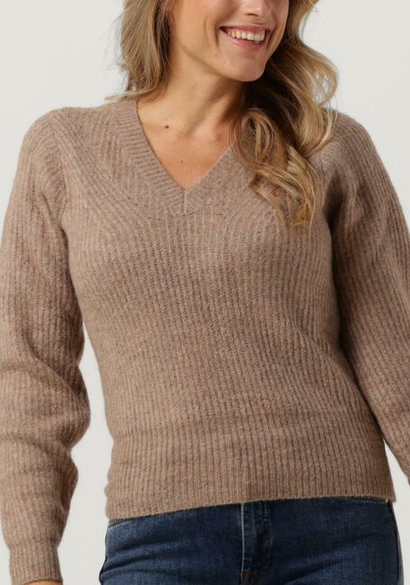 Taupe MINUS Pullover NEPHELE KNIT PULLOVER - large