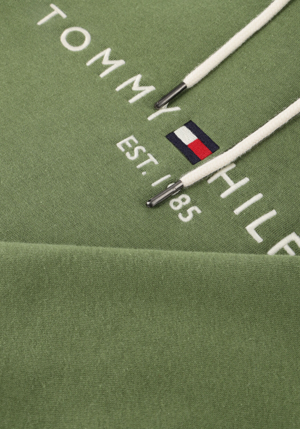 Olive TOMMY HILFIGER Sweatshirt TOMMY LOGO HOODY - large