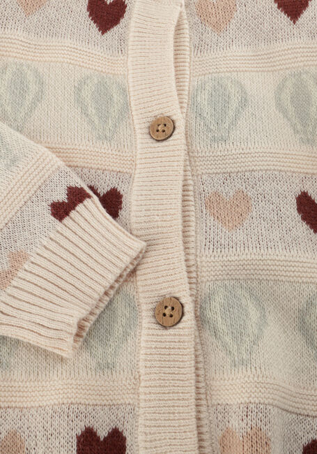 Creme LIL' ATELIER Strickjacke NBFLAMAI KNY LS KNIT CARD LIL - large
