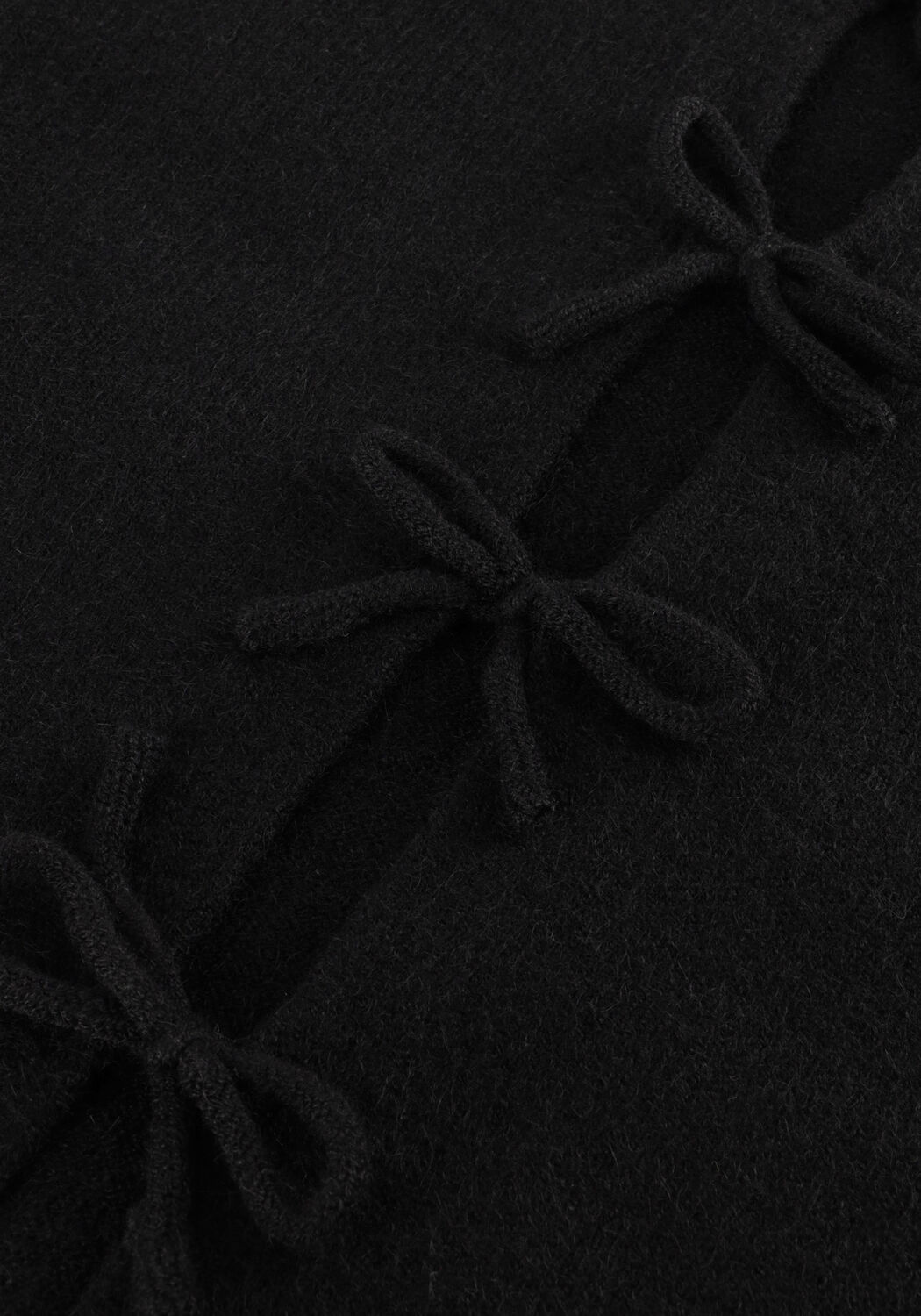 Schwarze FRANKIE & LIBERTY Strickjacke TIRZA BOWTIE CARDIGAN - large