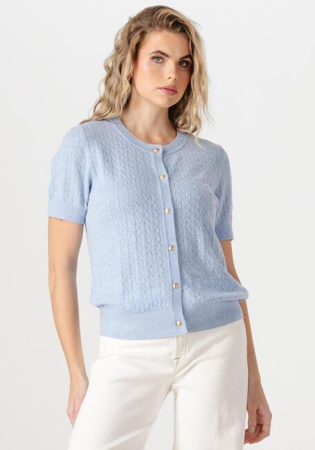 Blaue TOMMY HILFIGER Top MINI CABLE C-NK CARDI SS - large