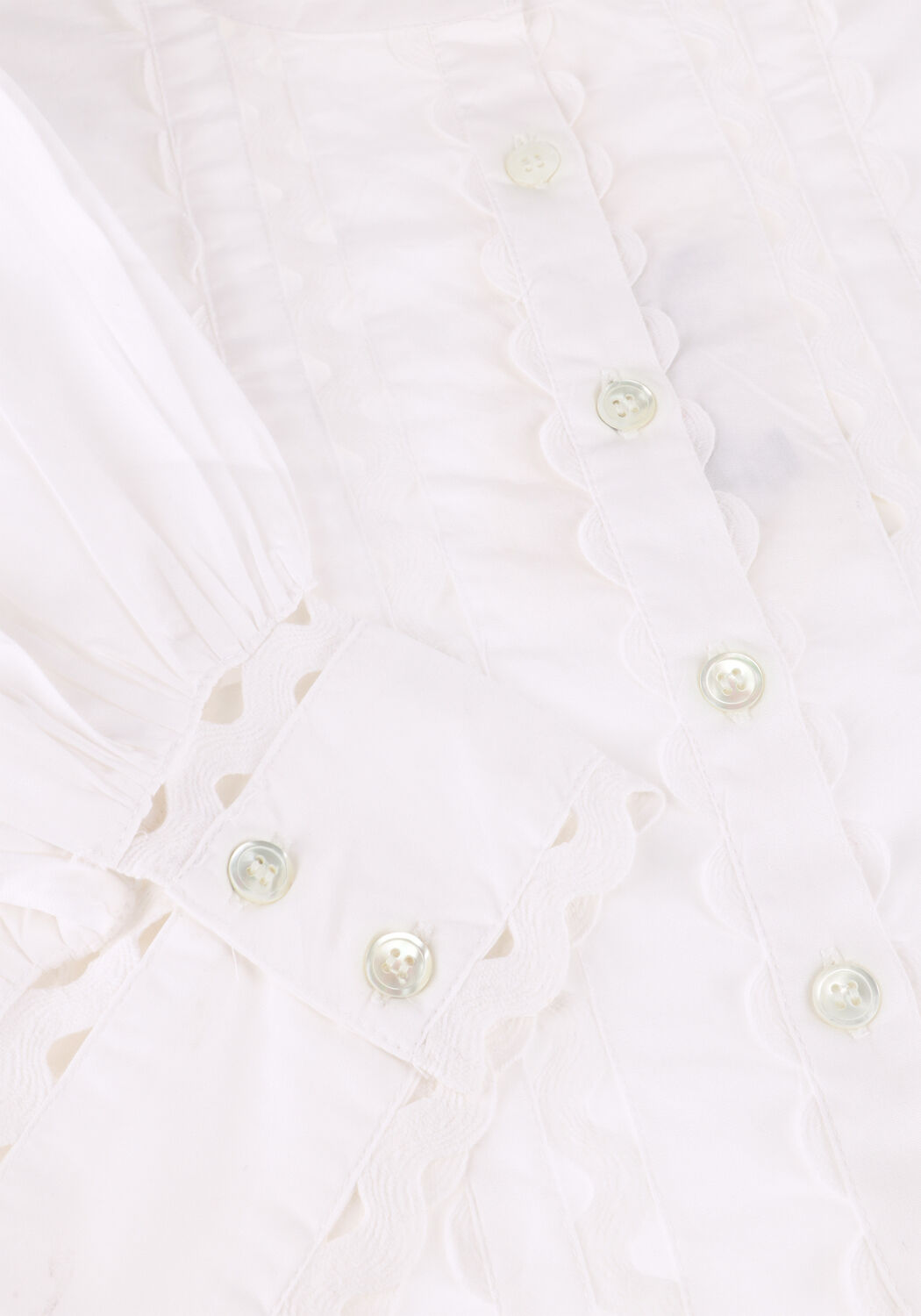 Wei&szlig;e ANTIK BATIK Blusen ROMIE BLOUSE - large