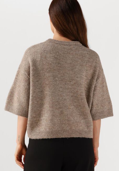 Beige EDITED Strickjacke OLINE WOOL KNIT T-SHIRT - large