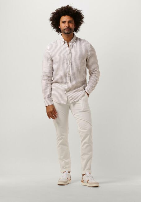 Beige TOMMY HILFIGER Casual-Oberhemd DC BOLD LINEN STRIPE SHIRT - large