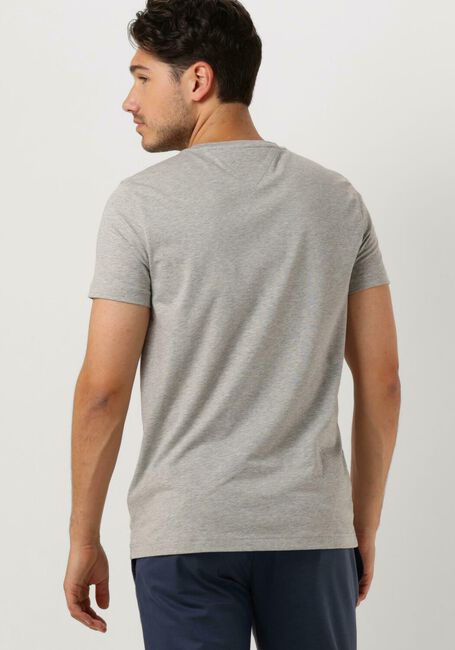 Graue TOMMY HILFIGER T-shirt CORE STRETCH SLIM C-NECK - large