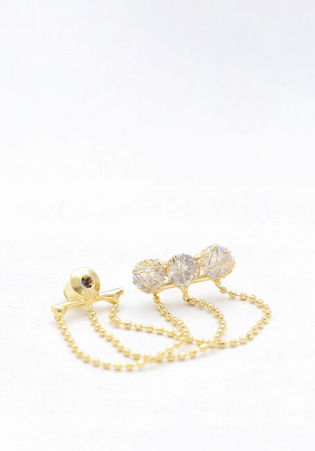 Goldfarbig NOTRE-V Ohrringe EARRING SMALL TRIPLE - large