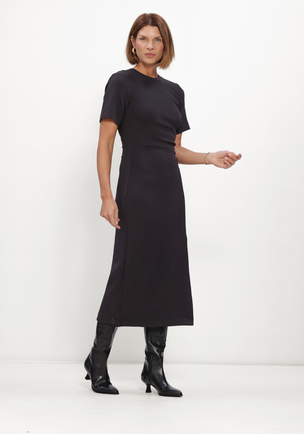 Schwarze INWEAR Kleider FARIIW VINCENTIW DRESS - large