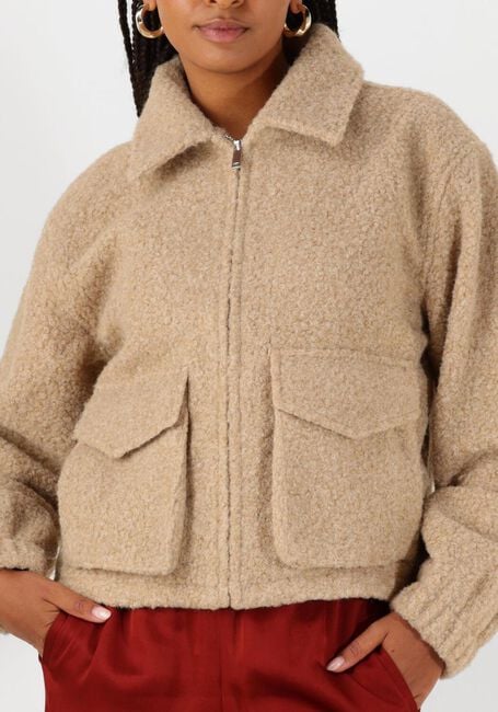 Sand CIRCLE OF TRUST Teddy-Jacke REESE JACKET - large