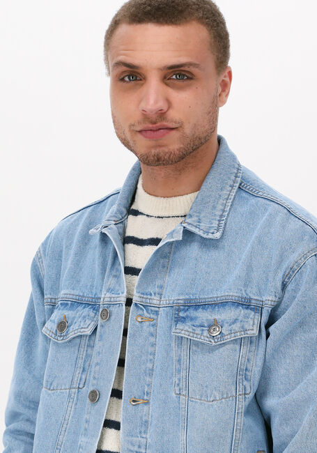 Blaue ANERKJENDT Jeansjacke AKKARSTEN DENIM JACKET - large