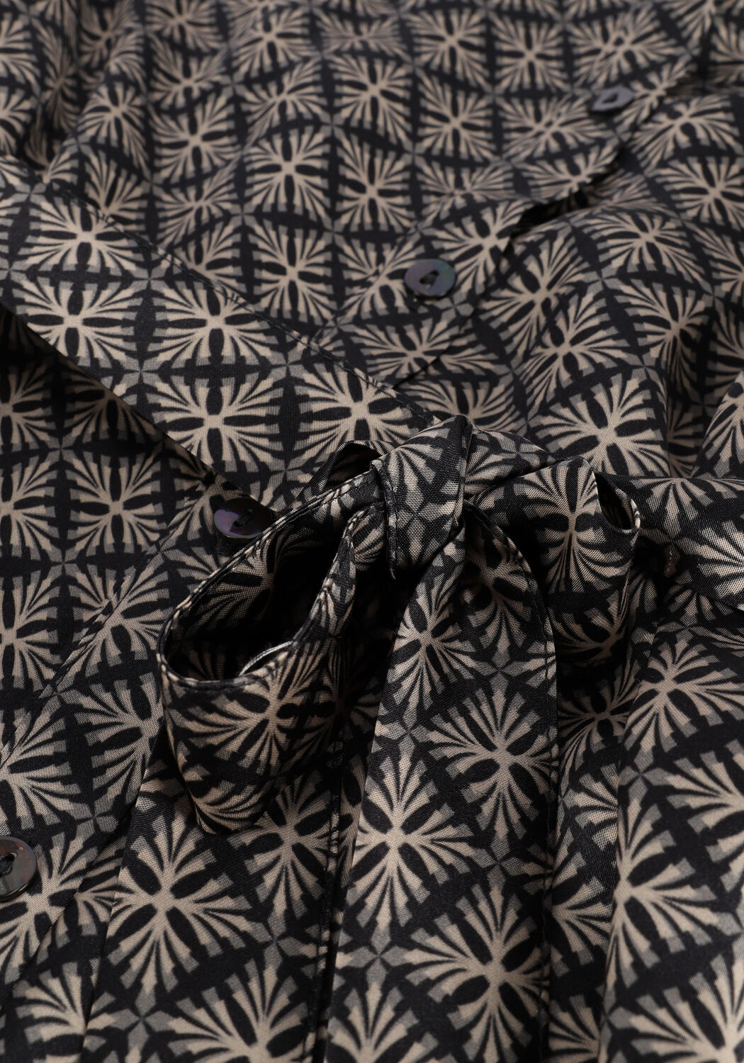 Mehrfarbige/Bunte SUMMUM Midikleid DRESS ALLOVER PRINT VISCOSE - large