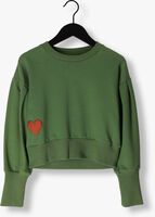 Grüne CARLIJNQ Pullover HEARTS - GIRLS SWEATER - medium