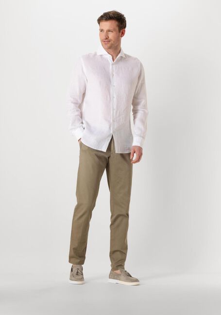 Weiße PROFUOMO Klassisches Oberhemd SHIRT X-CUTAWAY LINEN - large