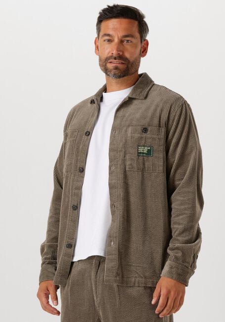 Grüne ANERKJENDT Overshirts AKTHEO CORD L/S OVERSHIRT - large