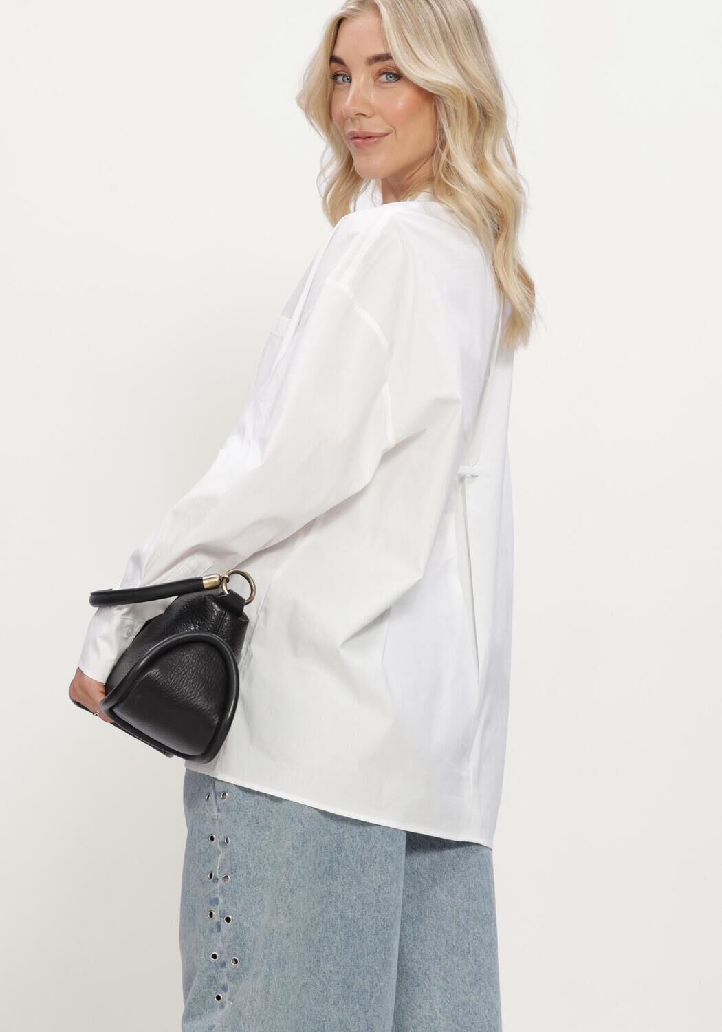 Wei&szlig;e ALIX THE LABEL Blusen LADIES WOVEN OVERSIZED BLOUSE - large