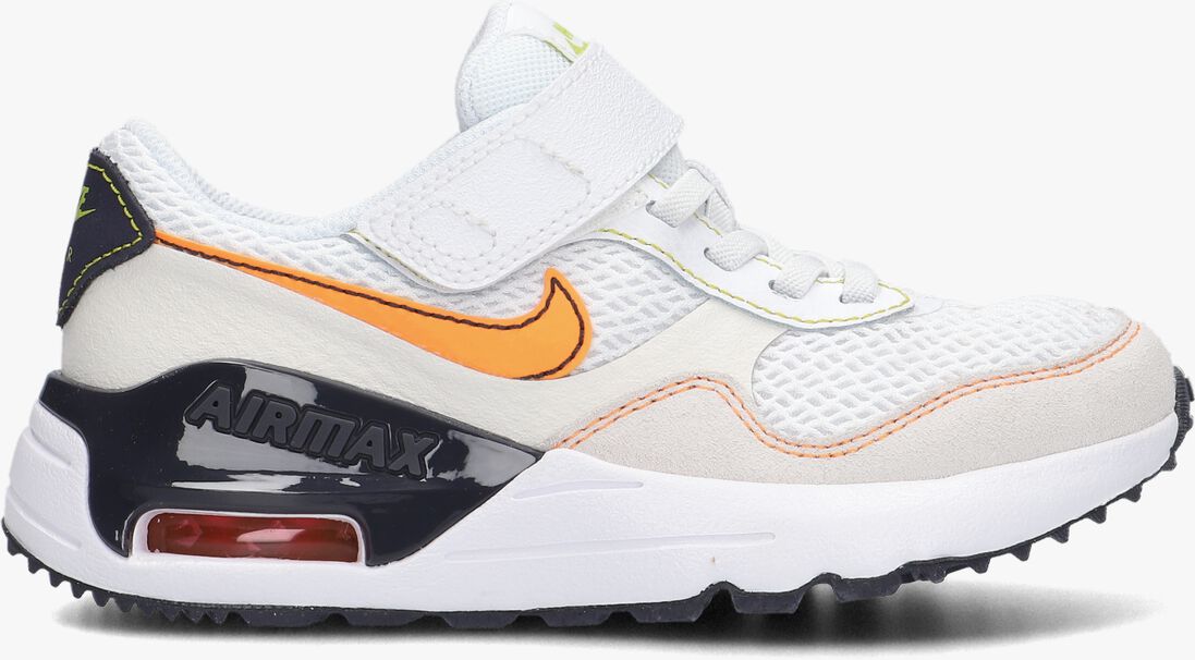 weiße nike sneaker low air max systm (ps)